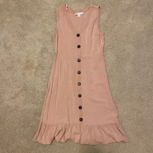 Tank Top Dress with Buttons